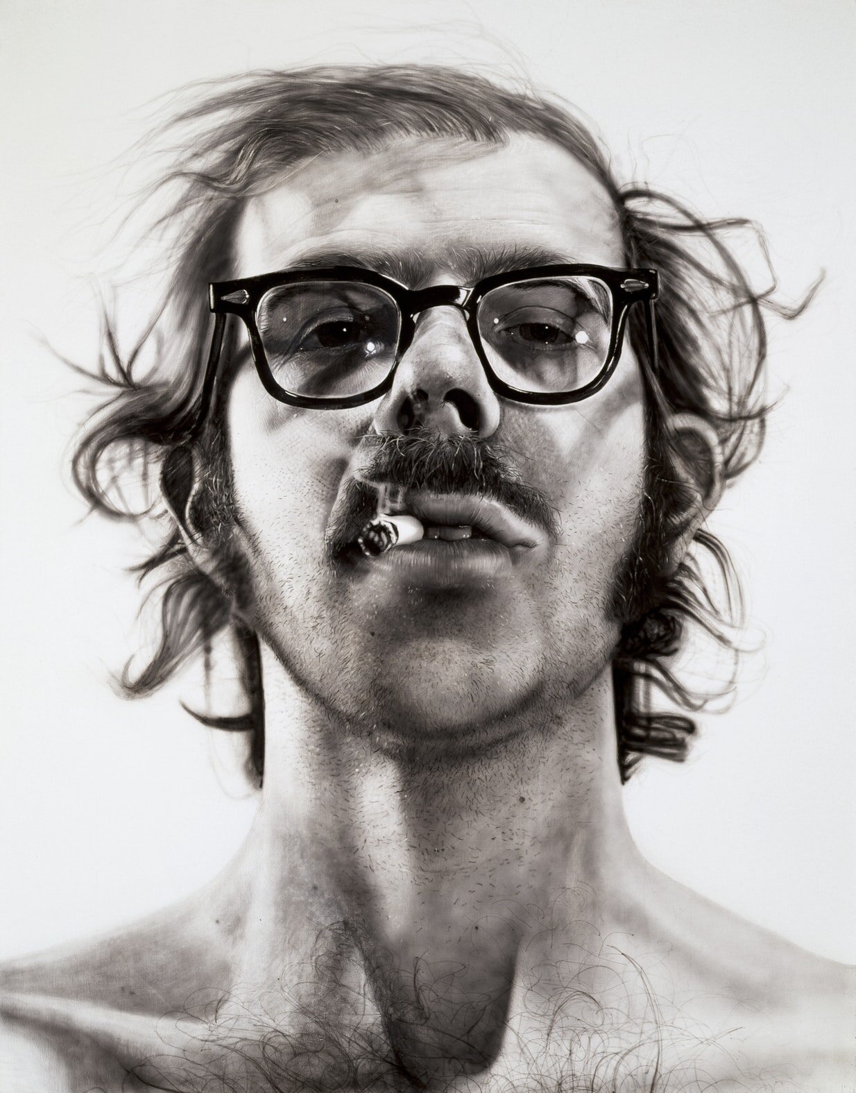 Big Self-Portrait de Chuck Close